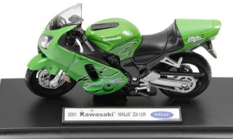 KAWASAKI Ninja ZX-12R 2001 model 1:18 Welly KAWASAKI Ninja ZX-12R 2001 model 1:18 Welly