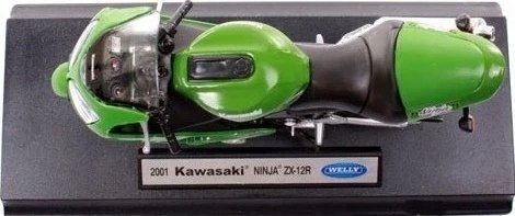 KAWASAKI Ninja ZX-12R 2001 model 1:18 Welly KAWASAKI Ninja ZX-12R 2001 model 1:18 Welly