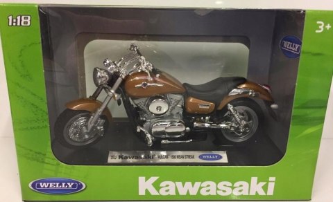 KAWASAKI Vulcan 1500 Mean Streak 2002 1:18 Welly KAWASAKI Vulcan 1500 Mean Streak 2002 1:18 Welly