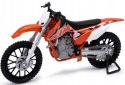 KTM 450 SX-F motocykl model 1:18 Welly metalowy