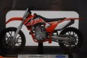 KTM 450 SX-F motocykl model 1:18 Welly metalowy