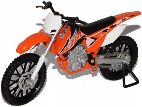 KTM 450 SX-F motocykl model 1:18 Welly metalowy KTM 450 SX-F motocykl model 1:18 Welly metalowy