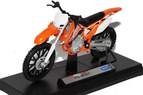 KTM 450 SX-F motocykl model 1:18 Welly metalowy KTM 450 SX-F motocykl model 1:18 Welly metalowy