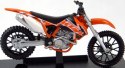 KTM 450 SX-F motocykl model 1:18 Welly metalowy