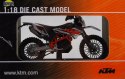 KTM 690 Enduro R motocykl model 1:18 Welly