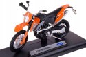 KTM 690 Enduro motocykl model 1:18 Welly metalowy