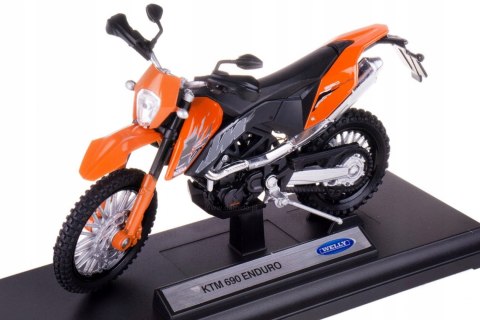 KTM 690 Enduro motocykl model 1:18 Welly metalowy KTM 690 Enduro motocykl model 1:18 Welly metalowy