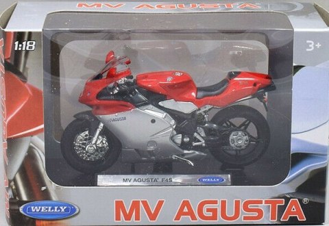 MV AGUSTA F4 S motocykl 1:18 Welly metalowy MV AGUSTA F4 S motocykl 1:18 Welly metalowy