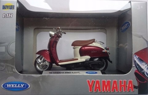 YAMAHA Vino YJ 50R '99 skuter motorower 1:18 Welly YAMAHA Vino YJ 50R '99 skuter motorower 1:18 Welly