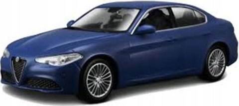 Alfa Romeo Giulia blue 1:24 model Bburago 21080