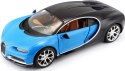 BUGATTI Chiron blue 1:24 model Maisto 31514