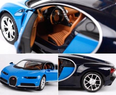 BUGATTI Chiron blue 1:24 model Maisto 31514 BUGATTI Chiron blue 1:24 model Maisto 31514