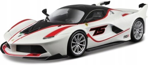 FERRARI FXX K #75 white model Bburago 26301 1:24