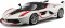 FERRARI FXX K #75 white model Bburago 26301 1:24