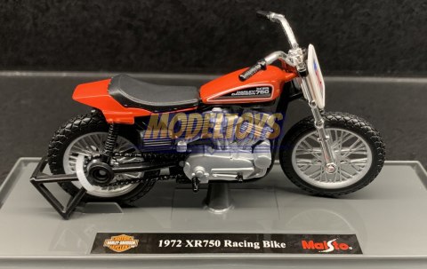 HARLEY DAVIDSON XR750 1972 Racing Bike 1:18 Maisto HARLEY DAVIDSON XR750 1972 Racing Bike 1:18 Maisto