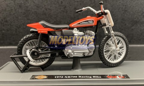 HARLEY DAVIDSON XR750 1972 Racing Bike 1:18 Maisto HARLEY DAVIDSON XR750 1972 Racing Bike 1:18 Maisto