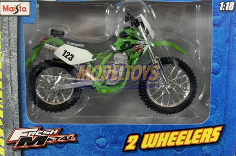 KAWASAKI KLX 250 SR #123motocykl model 1:18 Maisto KAWASAKI KLX 250 SR #123motocykl model 1:18 Maisto
