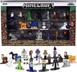 MINECRAFT 20 szt. MEGA zestaw figurek METAL Jada