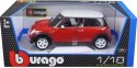 MINI Cooper 2001 red 1:18 model Bburago 12034