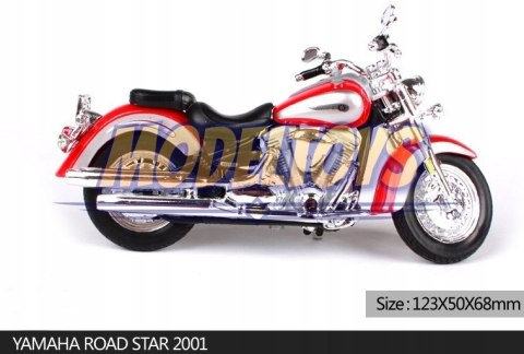 YAMAHA Road Star 2001 motocykl model 1:18 Maisto YAMAHA Road Star 2001 motocykl model 1:18 Maisto