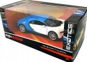 BUGATTI Chiron white blue 1:24 model Maisto 32509