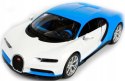 BUGATTI Chiron white blue 1:24 model Maisto 32509