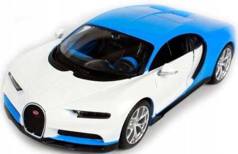 BUGATTI Chiron white blue 1:24 model Maisto 32509 BUGATTI Chiron white blue 1:24 model Maisto 32509