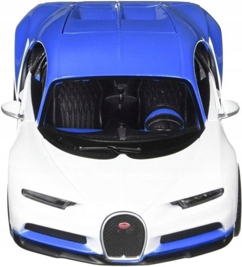 BUGATTI Chiron white blue 1:24 model Maisto 32509 BUGATTI Chiron white blue 1:24 model Maisto 32509