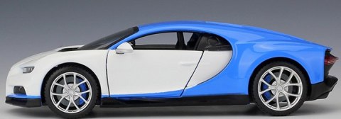 BUGATTI Chiron white blue 1:24 model Maisto 32509 BUGATTI Chiron white blue 1:24 model Maisto 32509