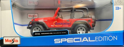 JEEP Wrangler Rubicon 1:18model metal Maisto 31663 JEEP Wrangler Rubicon 1:18model metal Maisto 31663