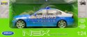 BMW 330i E90 POLIZIA metal model 22465 Welly 1:24