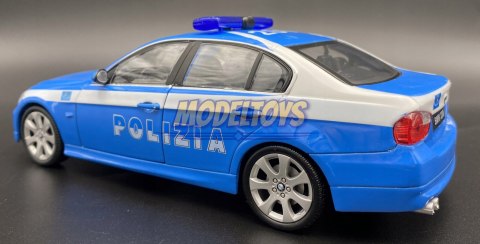 BMW 330i E90 POLIZIA metal model 22465 Welly 1:24 BMW 330i E90 POLIZIA metal model 22465 Welly 1:24