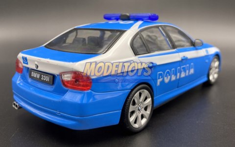 BMW 330i E90 POLIZIA metal model 22465 Welly 1:24 BMW 330i E90 POLIZIA metal model 22465 Welly 1:24