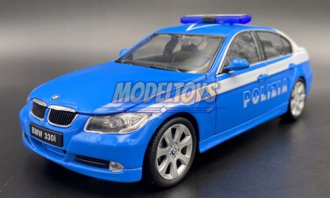 BMW 330i E90 POLIZIA metal model 22465 Welly 1:24 BMW 330i E90 POLIZIA metal model 22465 Welly 1:24