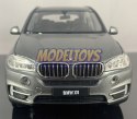 BMW X5 F15 grey samochód model Welly 1:24