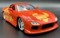 MAZDA RX-7 Orange JLS Fast & Furious JADA 1:24