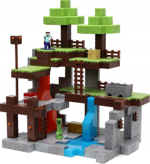 MINECRAFT zestaw SCENERIA z gry + 2 FIGURKI Jada