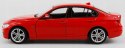 BMW 335i F30 red seria 3 model 24039 Welly 1:24