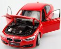 BMW 335i F30 red seria 3 model 24039 Welly 1:24