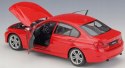 BMW 335i F30 red seria 3 model 24039 Welly 1:24