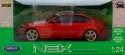 BMW 335i F30 red seria 3 model 24039 Welly 1:24