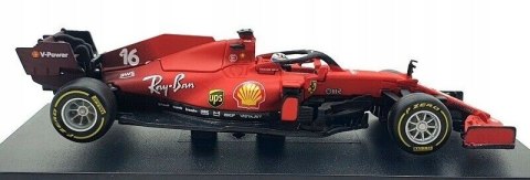 Bolid F1 FERRARI SF21 16 Leclerc KASK BBurago 1:43 Bolid F1 FERRARI SF21 16 Leclerc KASK BBurago 1:43