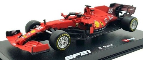 Bolid F1 FERRARI SF21 #55 Sainz KASK BBurago 1:43 Bolid F1 FERRARI SF21 #55 Sainz KASK BBurago 1:43