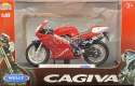 CAGIVA Mito 125 motocykl model 1:18 Welly metalowy