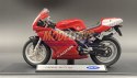 CAGIVA Mito 125 motocykl model 1:18 Welly metalowy