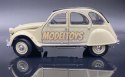 CITROEN 2CV beige model metal WELLY 1:24