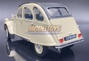 CITROEN 2CV beige model metal WELLY 1:24