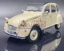 CITROEN 2CV beige model metal WELLY 1:24