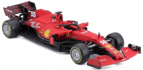 F1 FERRARI SF21 2021 Carlos Sainz #55 BBurago 1:43 F1 FERRARI SF21 2021 Carlos Sainz #55 BBurago 1:43