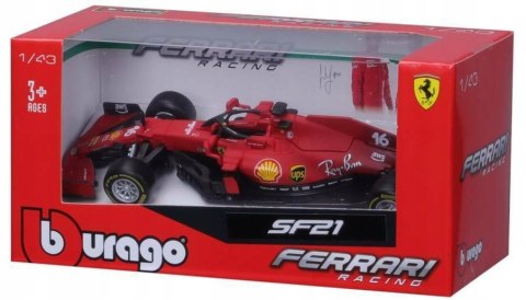 F1 FERRARI SF21 2021 Ch. Leclerc #16 BBurago 1:43 F1 FERRARI SF21 2021 Ch. Leclerc #16 BBurago 1:43